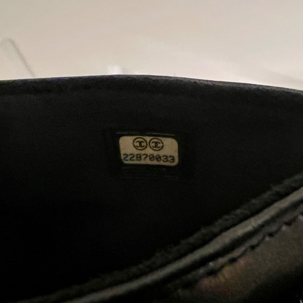 Chanel Black Sparkle Tweed Tablet Case/Purse With Chain Strap - Picture 7 of 7